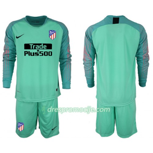 Atlético Madrid Dres Golmanski Dječji komplet 2018/19 Dugim Rukavima Atlético Madrid Dres Golmanski Dječji komplet 2018/19 Dugim Rukavima